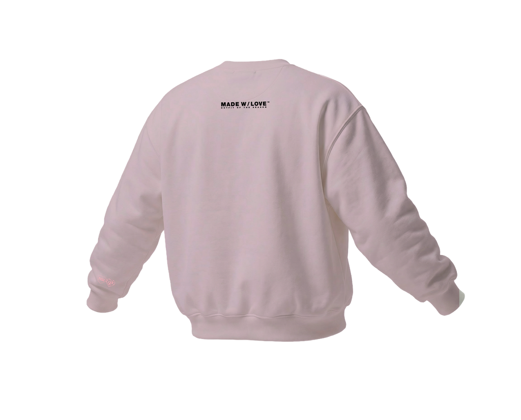 "DIUU JUMP" Minimal Version | Crewneck | BLACK&PINK Collection by OOTS.CLUB