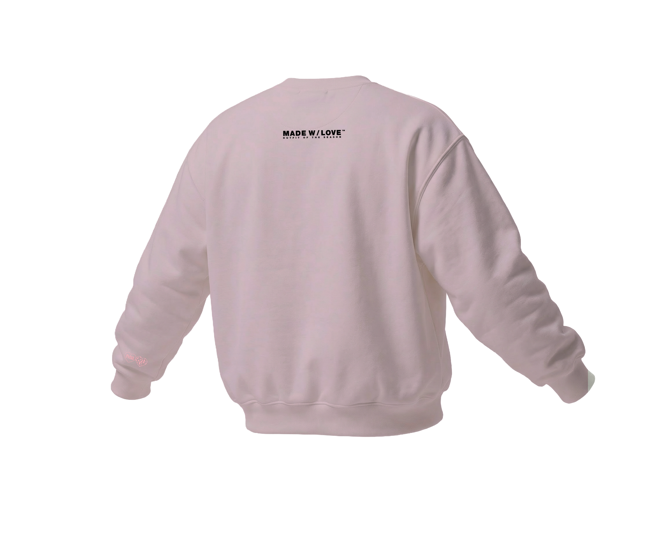 "DIUU JUMP" Minimal Version | Crewneck | BLACK&PINK Collection by OOTS.CLUB