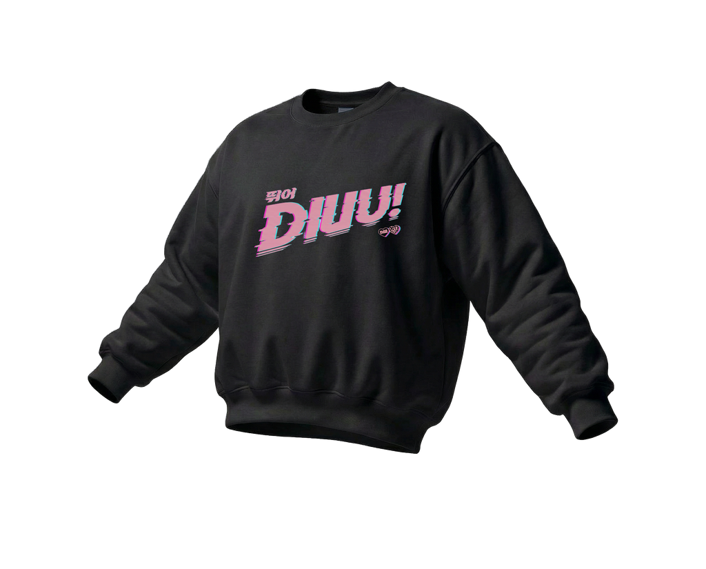 "DIUU JUMP" Members Version | Crewneck | BLACK&PINK Collection by OOTS.CLUB