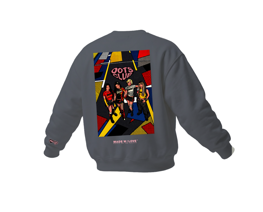 "DIUU JUMP" Members Version | Crewneck | BLACK&PINK Collection by OOTS.CLUB