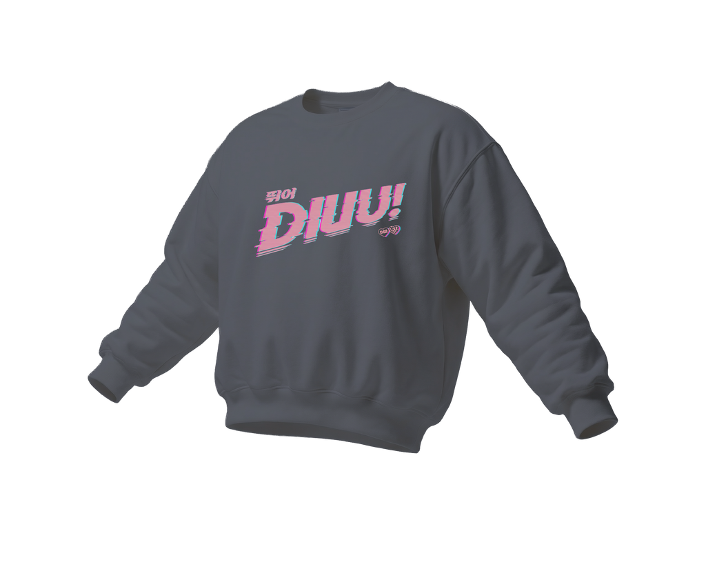 "DIUU JUMP" Members Version | Crewneck | BLACK&PINK Collection by OOTS.CLUB