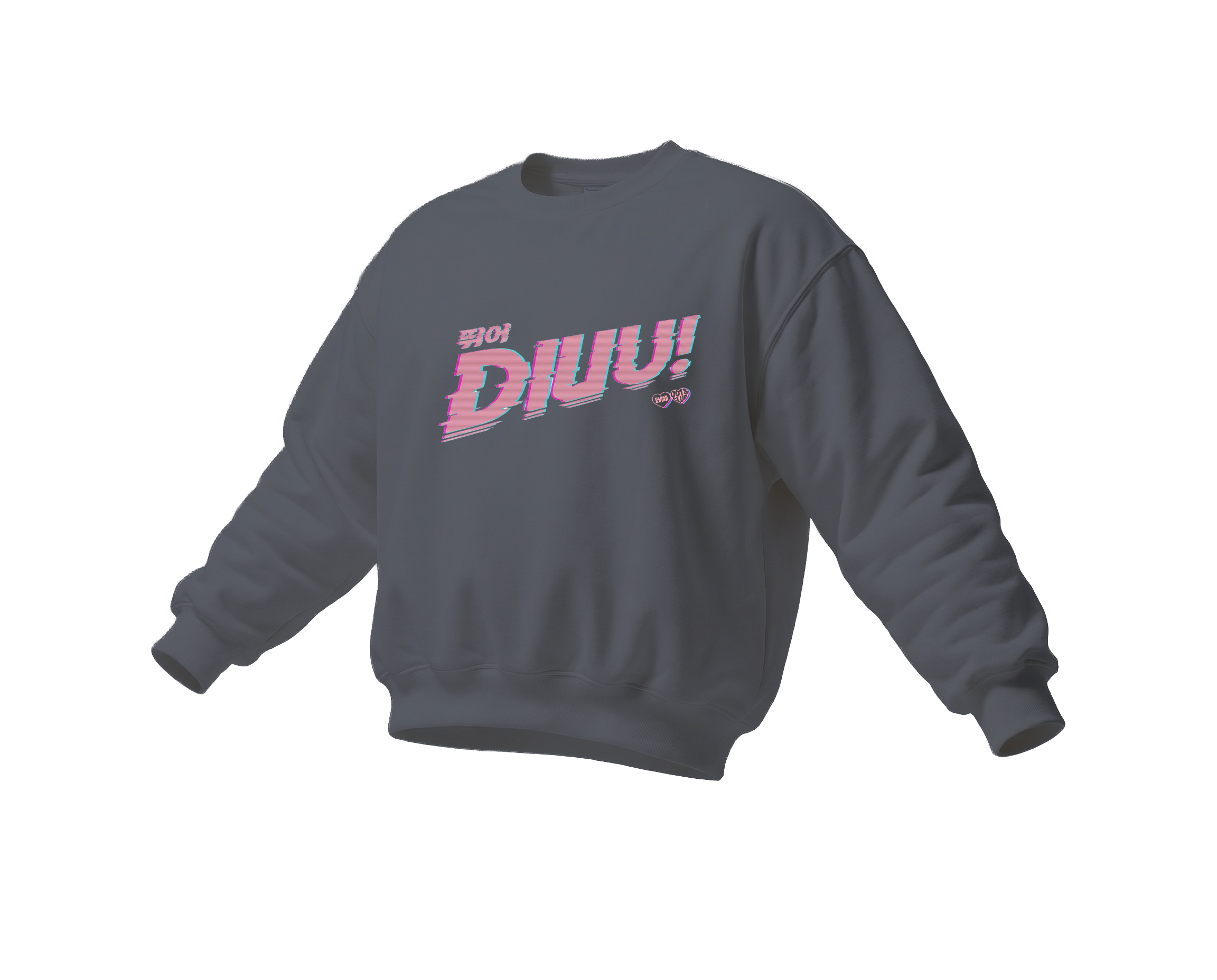 "DIUU JUMP" Members Version | Crewneck | BLACK&PINK Collection by OOTS.CLUB