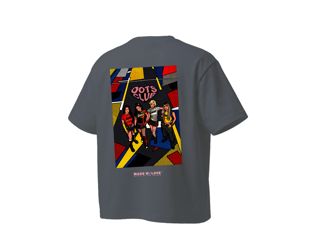 "DIUU JUMP" Members Version | Tshirt | BLACK&PINK Collection by OOTS.CLUB