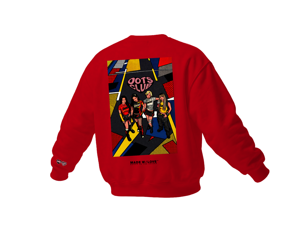 "DIUU JUMP" Members Version | Crewneck | BLACK&PINK Collection by OOTS.CLUB