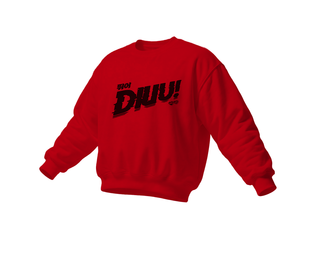 "DIUU JUMP" Members Version | Crewneck | BLACK&PINK Collection by OOTS.CLUB