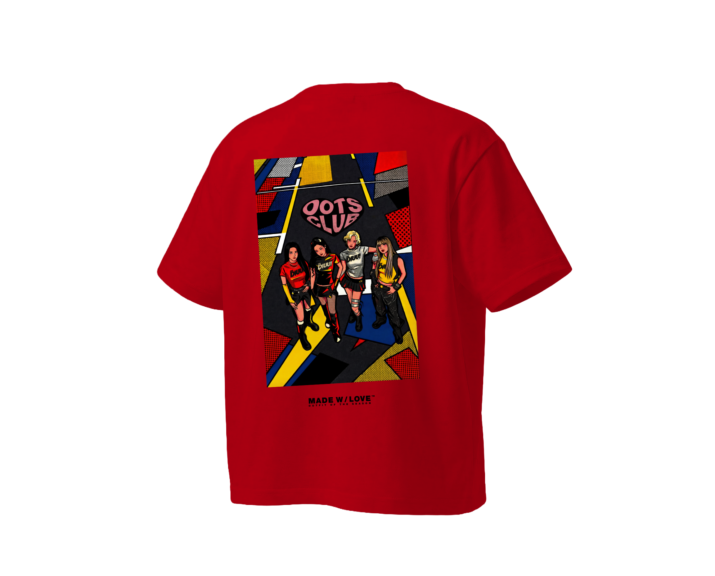 "DIUU JUMP" Members Version | Tshirt | BLACK&PINK Collection by OOTS.CLUB