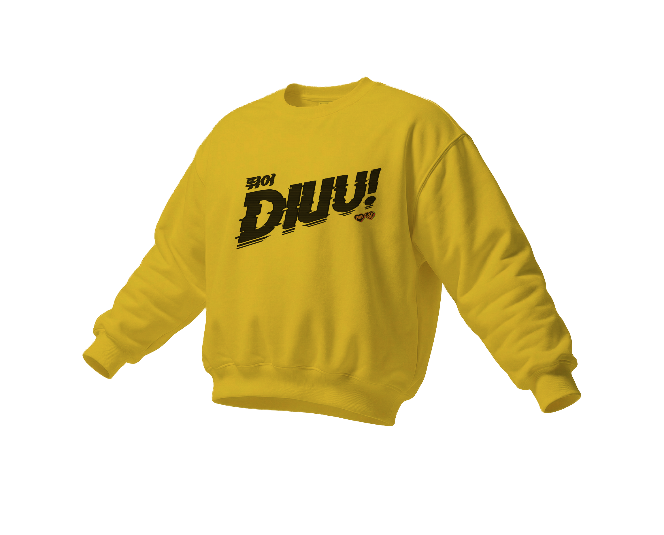 "DIUU JUMP" Members Version | Crewneck | BLACK&PINK Collection by OOTS.CLUB