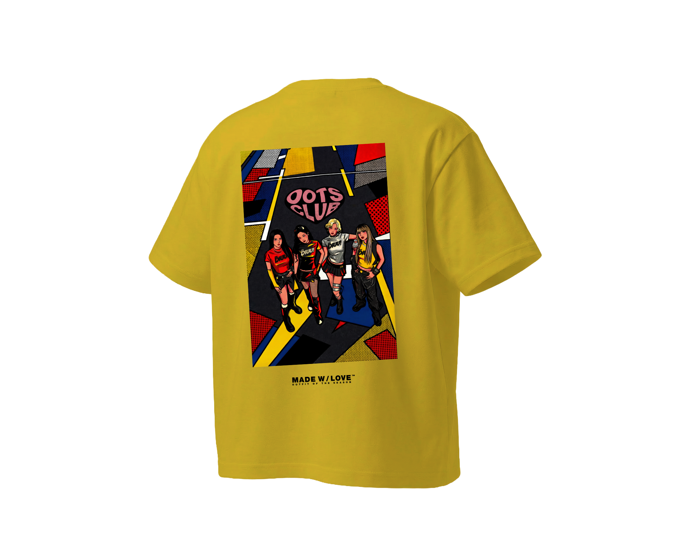 "DIUU JUMP" Members Version | Tshirt | BLACK&PINK Collection by OOTS.CLUB