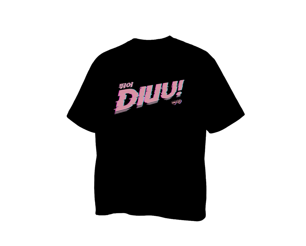 "DIUU JUMP" Members Version | Tshirt | BLACK&PINK Collection by OOTS.CLUB