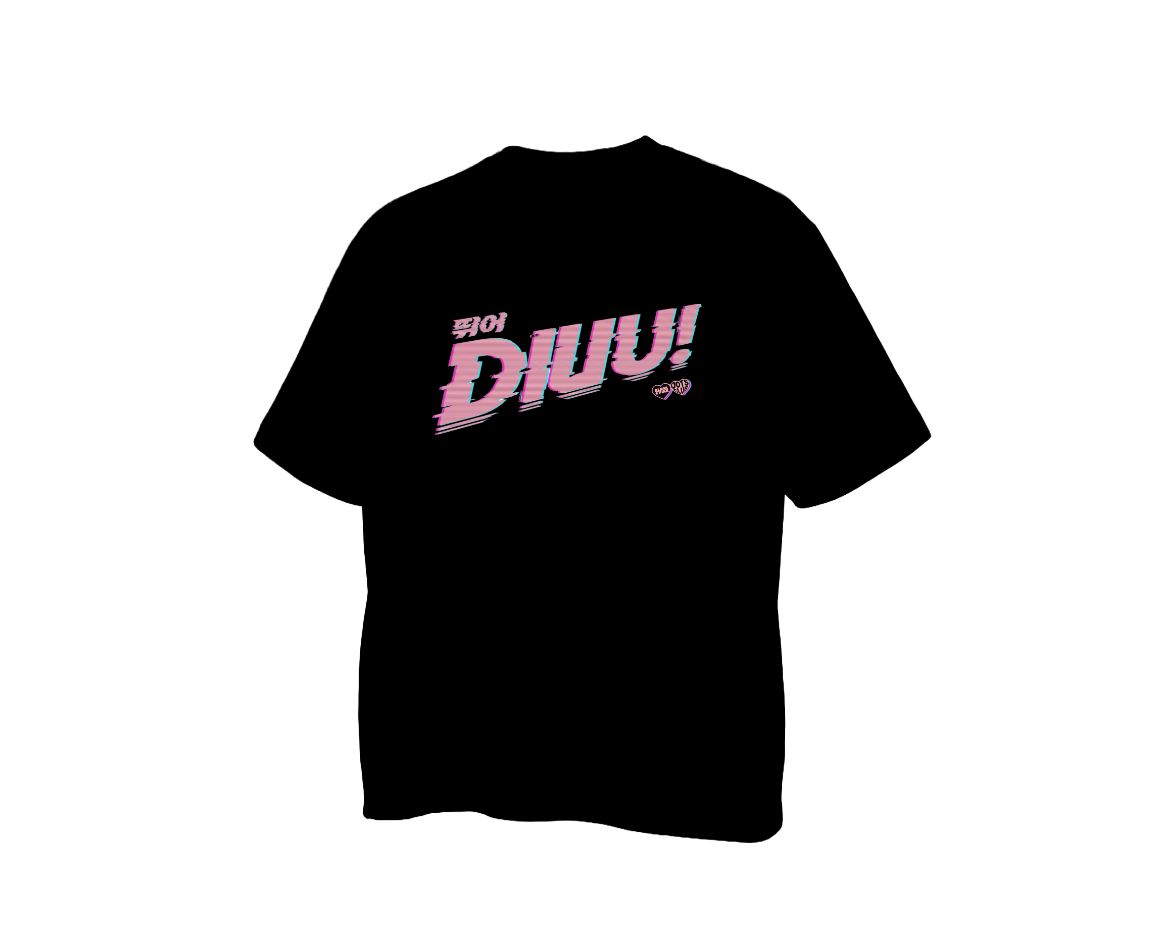 "DIUU JUMP" Members Version | Tshirt | BLACK&PINK Collection by OOTS.CLUB