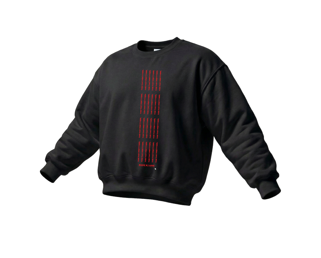 "ThisThatPrettyGirl" | Crewneck | BLACK&PINK - BLACK&PINK Collection by OOTS.CLUB