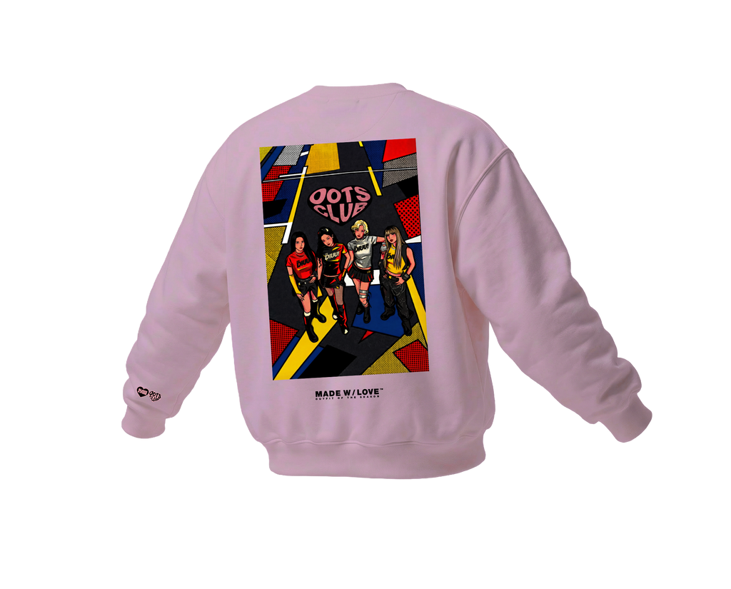 "DIUU JUMP" Members Version | Crewneck | BLACK&PINK Collection by OOTS.CLUB