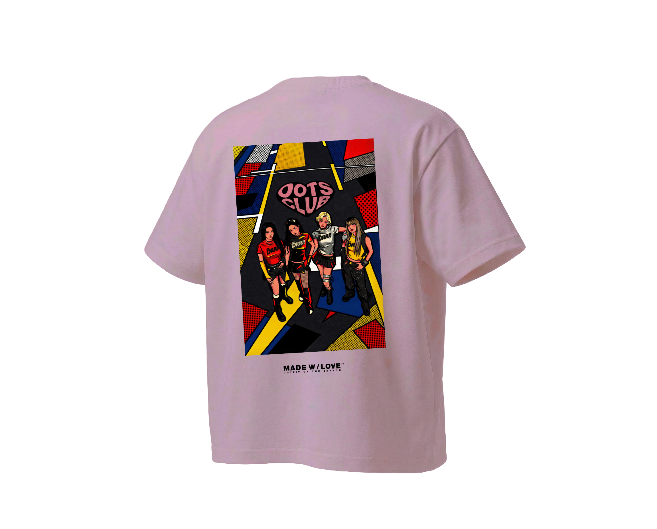 "DIUU JUMP" Members Version | Tshirt | BLACK&PINK Collection by OOTS.CLUB