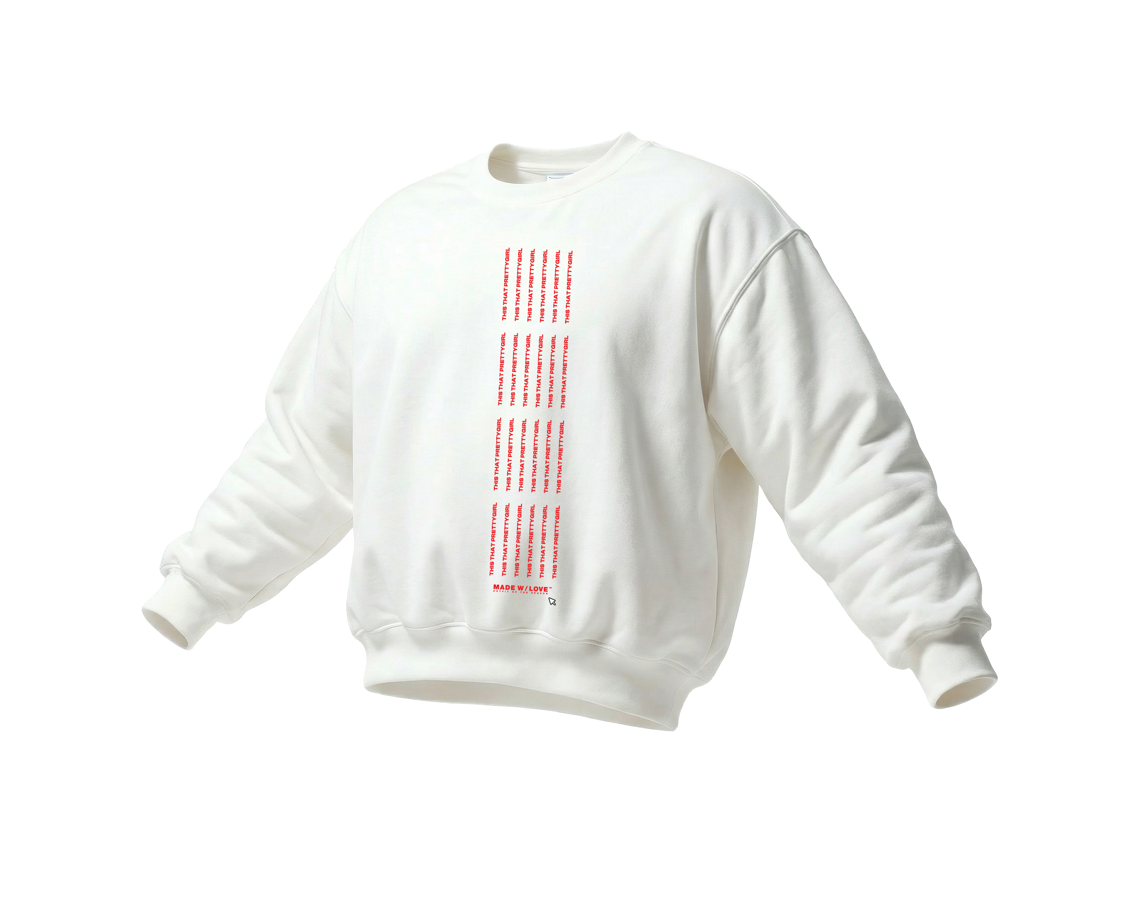 "ThisThatPrettyGirl" | Crewneck | BLACK&PINK - BLACK&PINK Collection by OOTS.CLUB