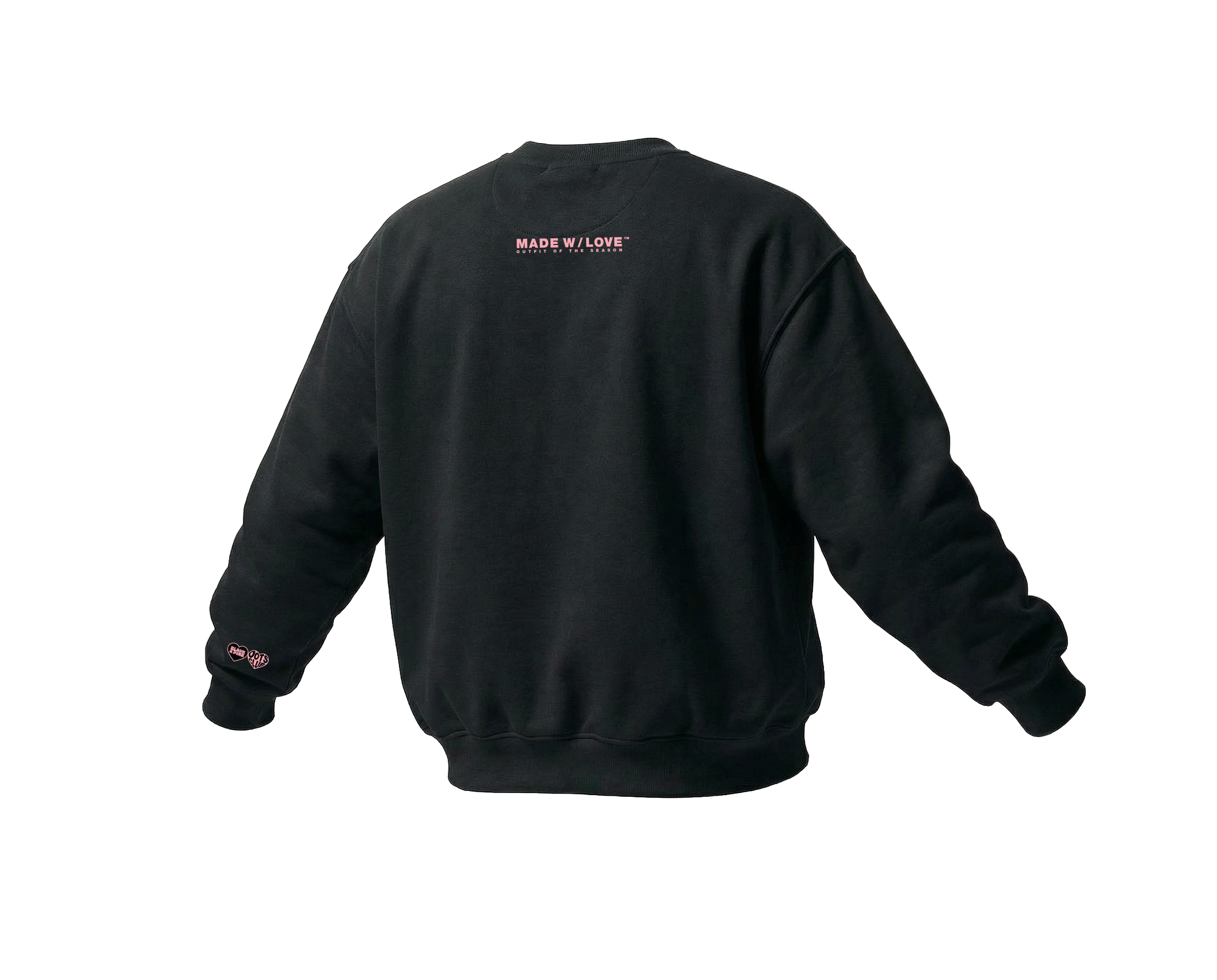 "Flower" | Crewneck | BLACK&PINK Collection by OOTS.CLUB