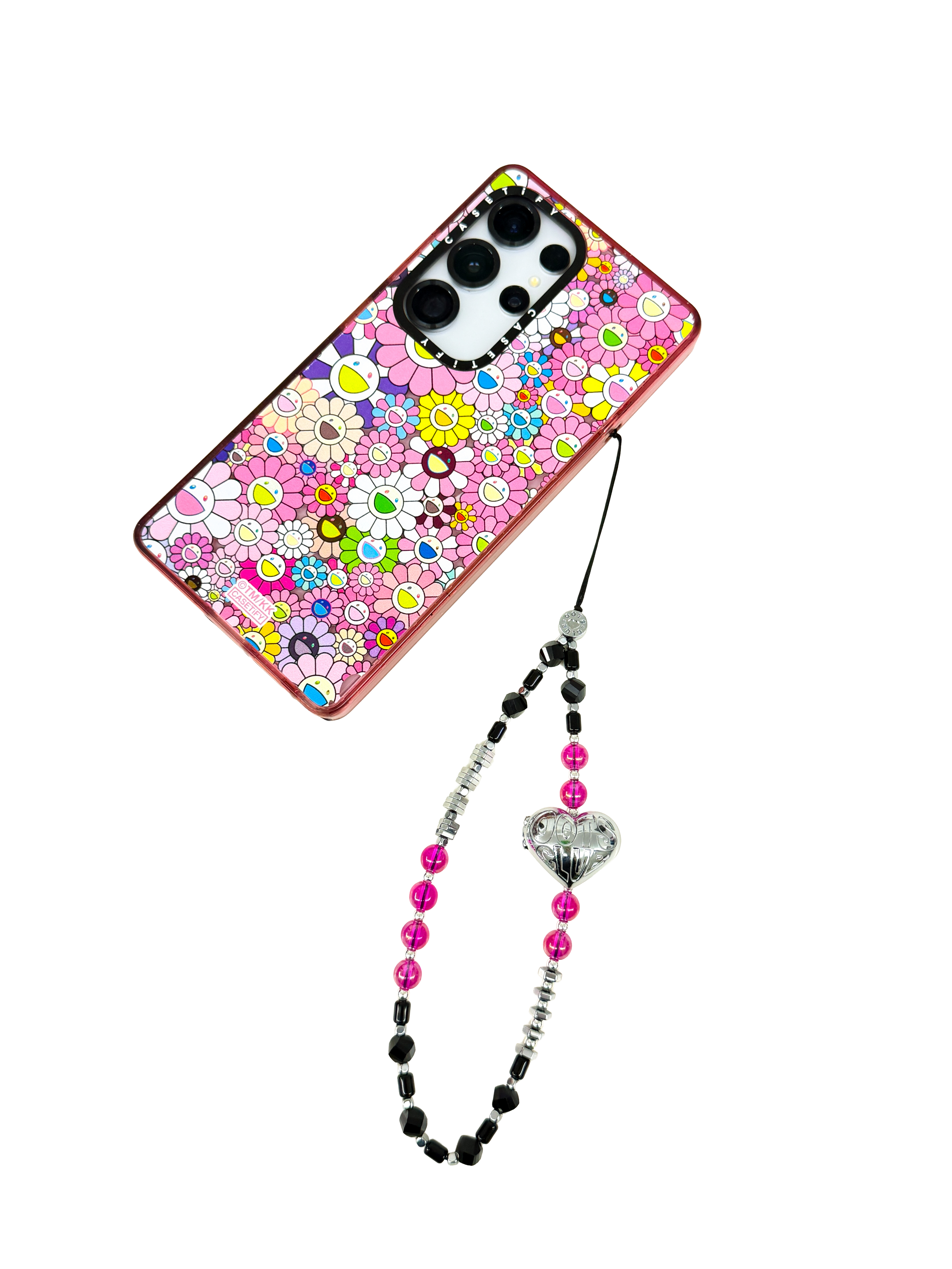 The Double Heart Phone Charm by OOTS.CLUB