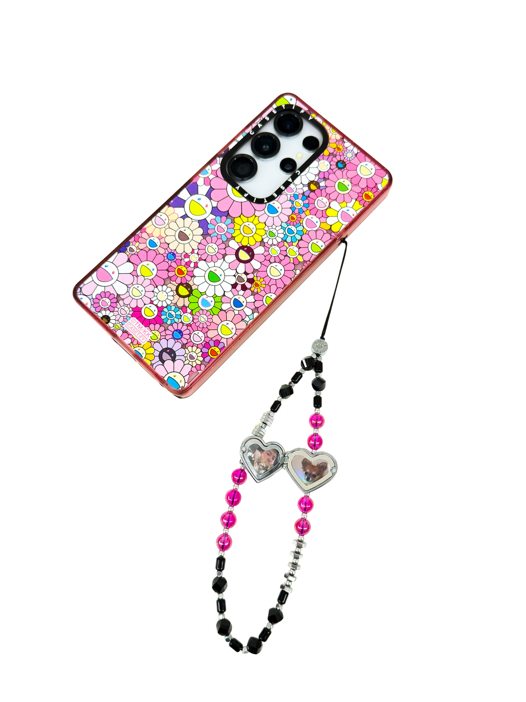 The Double Heart Phone Charm by OOTS.CLUB