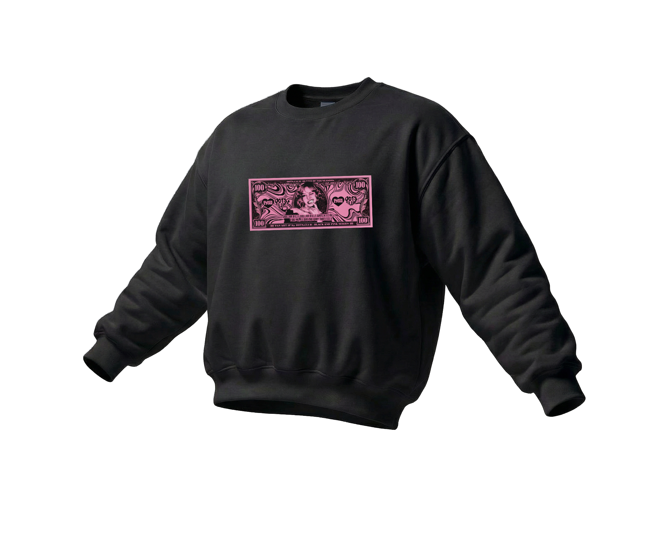 "MONEY" | Crewneck | BLACK&PINK - BLACK&PINK Collection by OOTS.CLUB