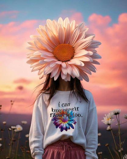 "CAN BUY MYSELF FLOWERS,TOO" APPAREL COLLECTION