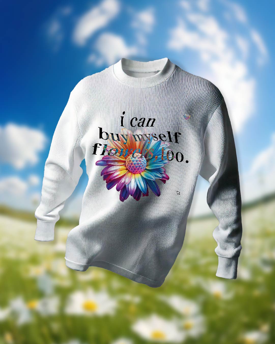 "CAN BUY MYSELF FLOWERS,TOO" APPAREL COLLECTION